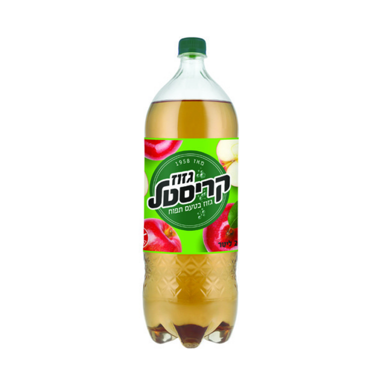 קריסטל תפוח מוגז 2 ליטר