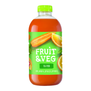 משקה F&V בטעם תפוז וגזר