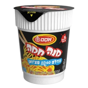 מנה חמה נודלס וירקות סצואן