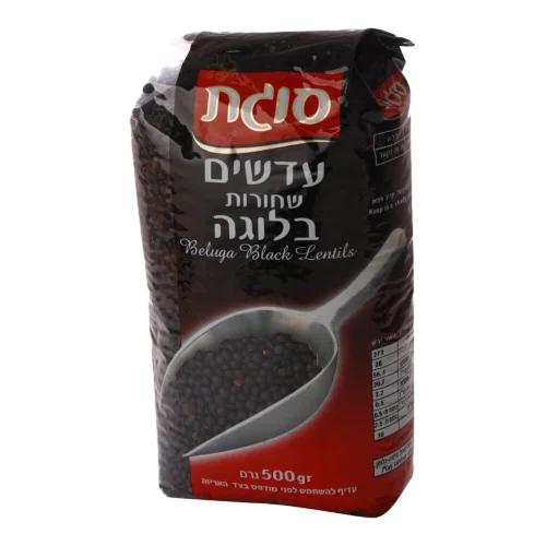 עדשים שחורות בלוגה