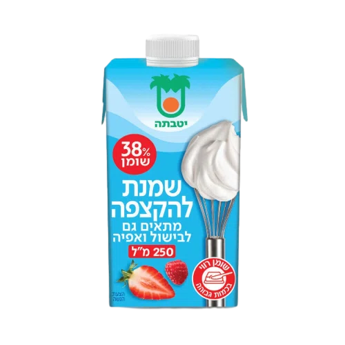 שמנת להקצפה 8%