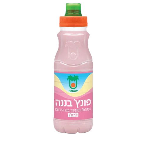 פונץ' תות בננה-250 מ"ל