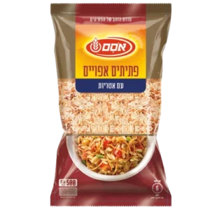 אסם פתיתים אפויים אורז עם אטריות 500 ג'