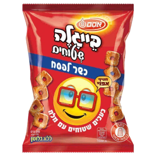בייגלה אוסם שטוחים מלח 200 גר