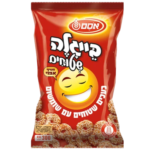 בייגלה שטוחים שומשום 9*300גרם
