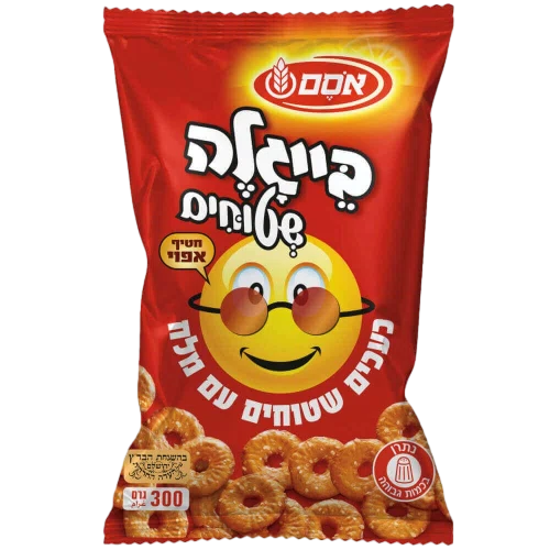 בייגלה שטוחים מלח 9*300גרם