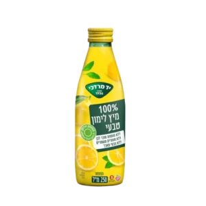 מיץ לימון טבעי 100% יד מרדכי, 250 מ״ל