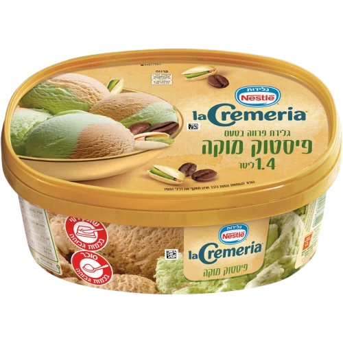 לה-קרמיה-פיסטוק מוקה פרווה בדצ 1 ליטר