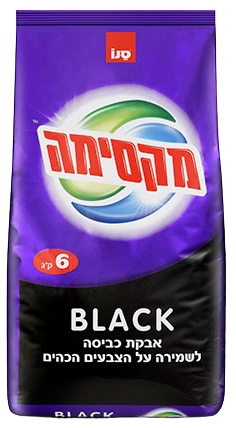 אבקת כביסה סנו מקסימה Black - משקל 6 ק''ג