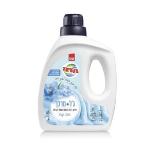 מרכך כביסה + ג'ל מקסימה SOFT TALC - 2 ליטר