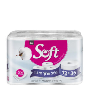 גליל כפול סופט 18=36 גלילים