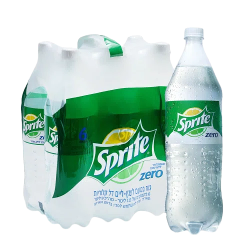 שישיית SPRITE ZERO, ‏6 × 1.5 ליטר