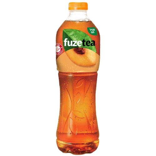 משקה תה קר FUZE TEA בטעם אפרסק, 1.5 ליטר
