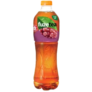 משקה תה קר FUZE TEA בטעם ענבים, 1.5 ליטר