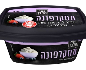 מסקרפונה 38% שומן השף הלבן 250 גרם