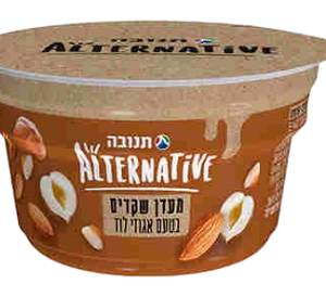 מעדן שקדים בטעם אגוזי לוז אלטרנטיב 125 גרם