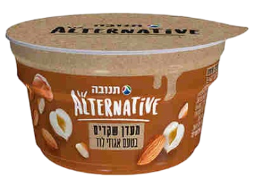 מעדן שקדים בטעם אגוזי לוז אלטרנטיב 125 גרם