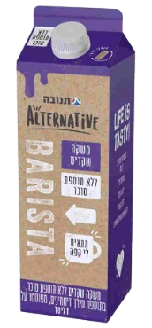 משקה שקדים ללא תוספת סוכר אלטרנטיב 1 ליטר'