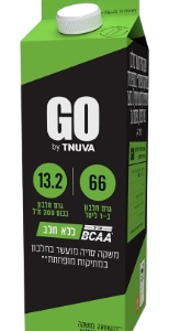 משקה סויה GO במתיקות מופחתת, 1 ליטר