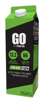 משקה סויה GO במתיקות מופחתת, 1 ליטר