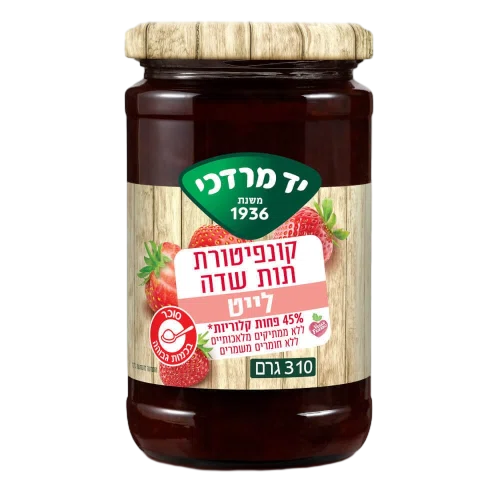 קונפיטורה תות לייט