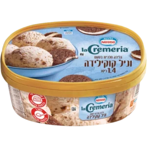 גלידה משפחתית לה קרמריה בטעם וניל קוקילידה, 1.4 ליטר