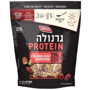 גרנולה פרוטאין שקדים וחמוציות