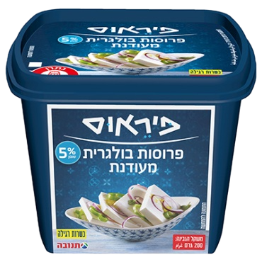 בולגרית מעודנת פרוסות פיראוס 5% 200 גרם