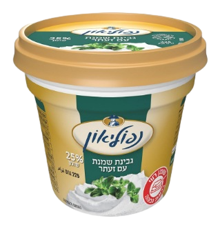 גבינת שמנת נפוליאון עם זעתר 25% 225 גרם