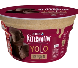 מעדן מן הצומח תנובה ALTERNATIVE YOLO עם שוקולד מריר