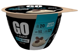 יוגורט חלבון יופלה GO אוורירי בטעם קפה, 20 גרם חלבון
