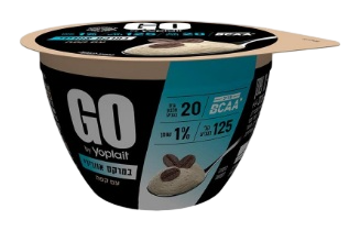 יוגורט חלבון יופלה GO אוורירי בטעם קפה, 20 גרם חלבון