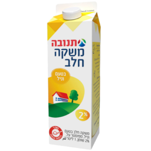 חלב וניל תנובה 2%