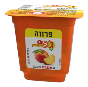 ג'לי תנובה בטעם אפרסק 125 גרם