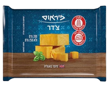 פלח צ'דר, 200 גרם