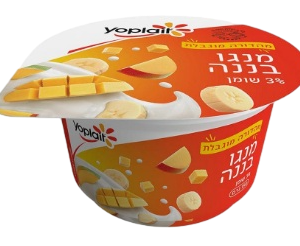 יוגורט יופלה מנגו בננה 3% 150 גרם