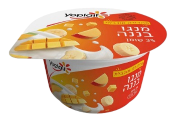 יוגורט יופלה מנגו בננה 3% 150 גרם