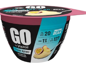יוגורט חלבון GO אוורירי בטעם אפרסק ופסיפלורה