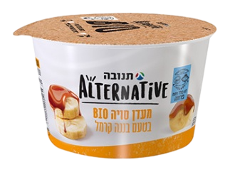 מעדן סויה ביו בטעם בננה קרמל
