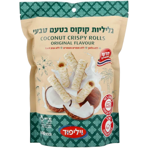 גליליות קוקוס טבעי