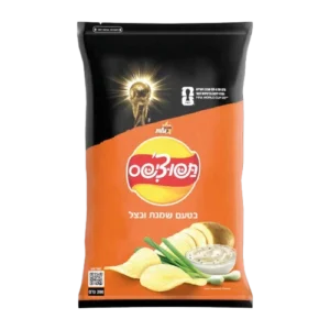 תפוצ'יפס שמנת בצל