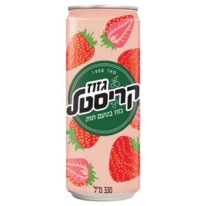קריסטל תות פח 330 מייל פק