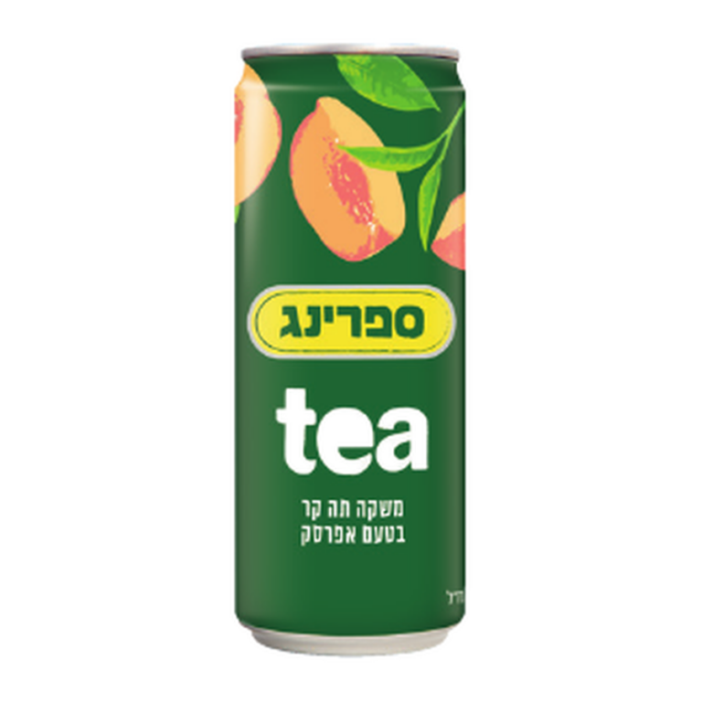 משקה תה קר TEA בטעם אפרסק, 330 מ״ל