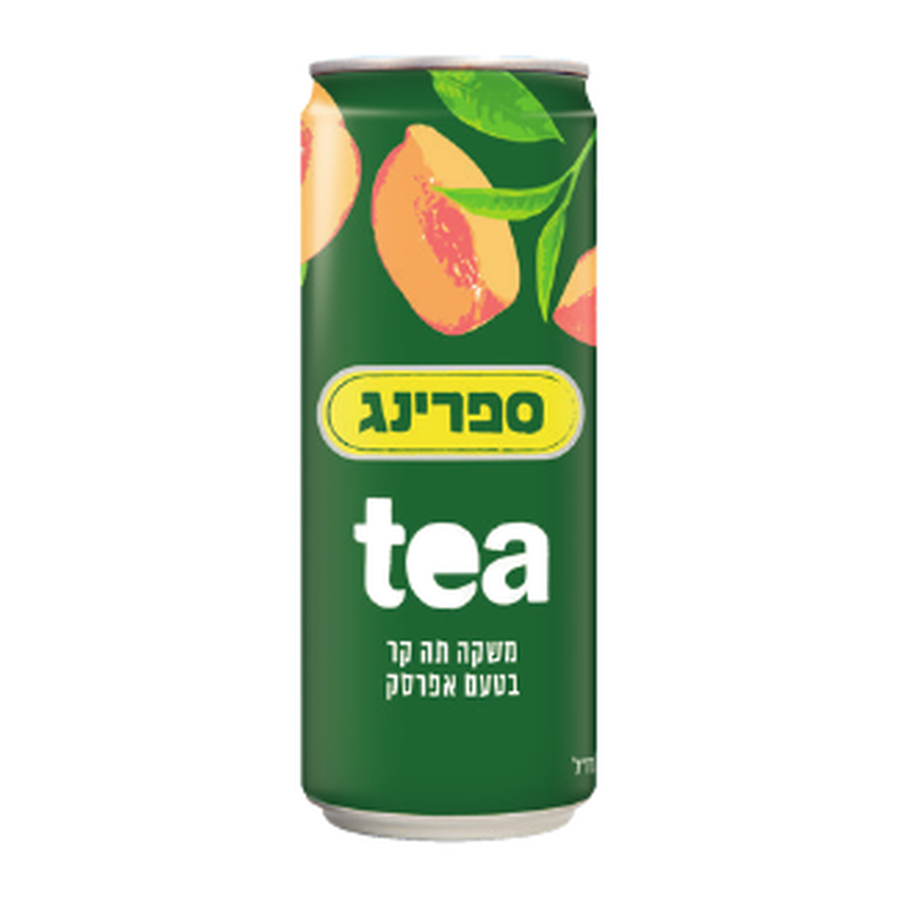 משקה תה קר TEA בטעם אפרסק, 330 מ״ל