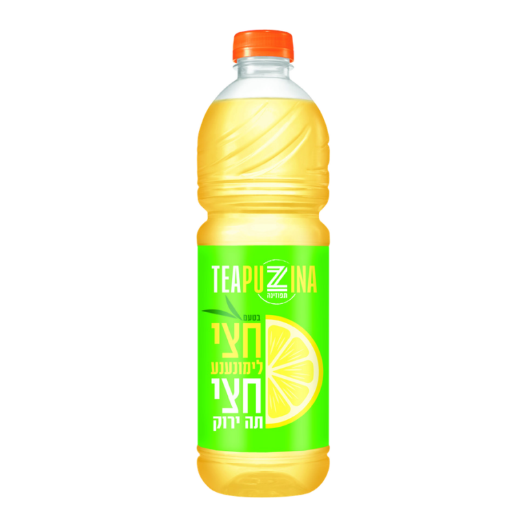 תה ירוק ולימונענע 1.5 ליטר