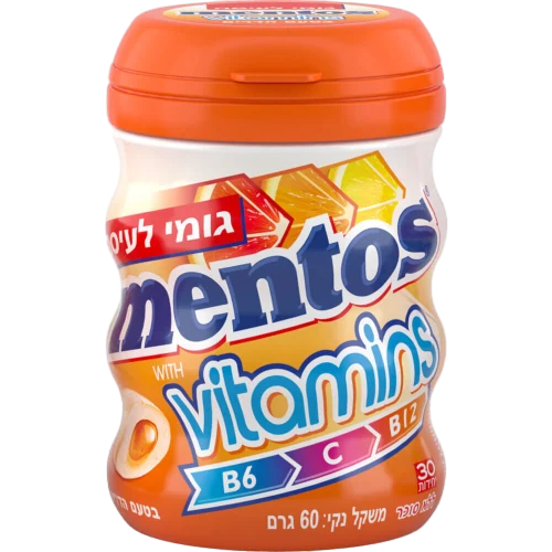 מנטוס מסטיק בטעם הדרים