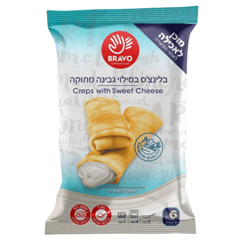 בלינציס במילוי גבינה